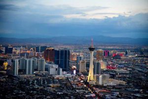 Helicopter-Flight-and-Ceremony-over-the-Las-Vegas-Strip-aerial-view