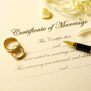 Las Vegas Marriage License Certificate-of-Marriage